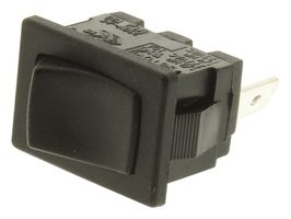 H8610VBAAA - Rocker Switch, SPDT, Black