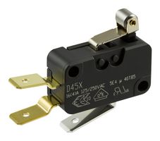 D459-V3RA - Roller Lever Microswitch, SPDT, 250V AC, 16A
