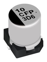 EEEFPE101XAP - SMD Aluminium Electrolytic Capacitor, Radial Can - SMD, 100 uF, 25 V, 0.16 ohm