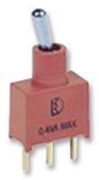 1AS3T2B4M2RE - Toggle Switch, On Off On, SPDT, 20V DC, 100mA