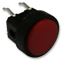 TS0B23 - Switch, Push Button, Momentary, Round, SPST, Red