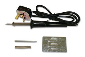 D00797 - Soldering Kit - 40W Soldering Iron, Spare Tip, Solder & Holder