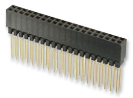 M20-6102045 - PCB Receptacle, Board-to-Board, PC/104, 2.54mm, 2 Rows, 40 Contacts, Through Hole Mount, M20 Series