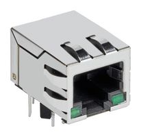 SI-61001-F - RJ45 Single Port MagJack® Socket with Green & Yellow LEDs