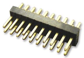 2199SB-50G-301523 - 1.27mm Pin Header, 2 Row, 50 Way, Vertical