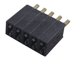 2206SA-25-46 - 1.27mm PCB Header Socket, 1 Row, 25 Way, Vertical