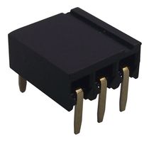 2212BR-03G - Socket, PCB, Right Angle, 1 Row, 3 Way