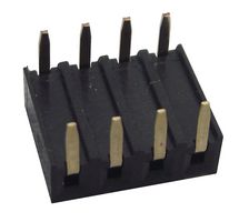 2212BR-04G - Socket, PCB, Right Angle, 1 Row, 4 Way