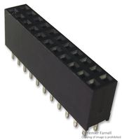 2200SB-50G-A1 - 1.27mm PCB Header Socket, 2 Row, 50 Way, Vertical