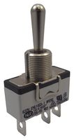 637H/2 - Toggle Switch, Metal Lever, SPDT, (ON)-OFF-(ON) Momentary, 15A