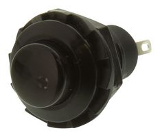R13-502A-05-B - Switch, Black Push Button, Momentary, SPST