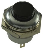 R13-502MC-05-B - Switch, Black Push Button, Momentary, SPDT