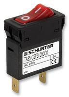 TA35-CFTWF160C0 - Thermal Circuit Breaker, TA35 Series, 16 A, 1 Pole, 32V DC, 240V AC, Panel