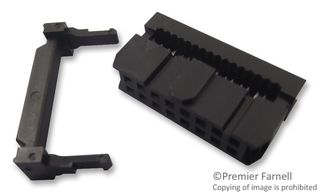 61201623021 - Socket, 2.54mm, IDC, with Strain Relief, 16 Way