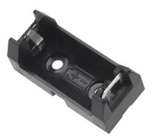 108 - 1x 1/2AA Battery Holder, Through Hole PCB Mount