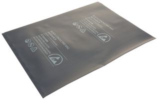 006-0013F - Black Conductive Heat Seal ESD-Safe Bag, 254mm x 152mm, x100