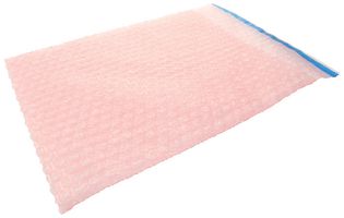 004-0018F - Pink Bubble Anti-Static Self Seal ESD-Safe Bag, 435mm x 380mm, x10