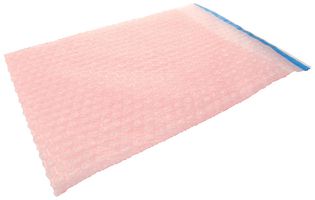 004-0016F - Pink Bubble Anti-Static Self Seal ESD-Safe Bag, 360mm x 280mm, x10