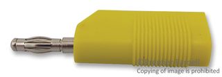 25.403.3 - 4mm Plug, Stackable, Yellow