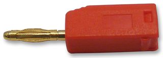 A-1.008-R - Plug, 2mm, Stackable, Red