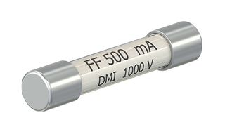 69.0012 - Fuse, 0.5A, 6.3mm x 32mm, Cat IV, 2Pk