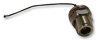 R-632G7210200CE - RF Cable Assembly, IP67, N-Type Bulkhead Jack to U.FL Jack, 50ohm, 200mm