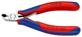 64 52 115 - 4.5" (115mm) Oblique Ended Short Headed Flush Cutting Nipper Pliers