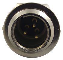 SVP555-TR - Mini-XLR Plug, 3 Pole, Panel