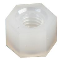D01486 - Hex Threaded Spacer, M3, Nylon 66, 4mm