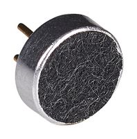 ABM-703-RC - 6MM Omnidirectional Microphone, PCB Pins, 100Hz to 16kHz, 2V, -40dB