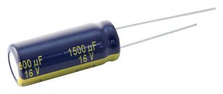EEUFK1C332L - Electrolytic Capacitor, 3300 µF, 16 V, ± 20%, Radial Leaded, 5000 hours @ 105°C, Polar