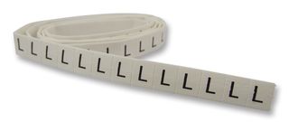 LHS3-1TW/L - Pre-Printed Heat Shrink Cable Marker, L, White, 3mm, 100 Pack