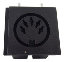 PSG03463 - 5 Pin PCB Mount DIN Socket with Silver Plated Contacts