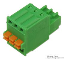 FK-MC 0,5/3-ST-2,5 - 2.5mm Pluggable Terminal Block, 3-Pole, 26AWG - 20AWG, 160V, 4A