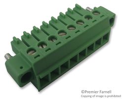 1827761 - Pluggable Terminal Block, 3.81 mm, 8 Ways, 28 AWG, 16 AWG, 1.5 mm², Screw