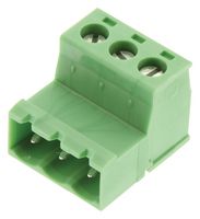 1786187 - Pluggable Terminal Block, 5.08 mm, 3 Ways, 24 AWG, 12 AWG, 2.5 mm², Screw