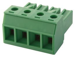 1804920 - Pluggable Terminal Block, 7.62 mm, 4 Ways, 24 AWG, 10 AWG, 4 mm², Screw