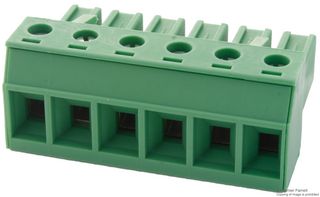 1804946 - Pluggable Terminal Block, 7.62 mm, 6 Ways, 24 AWG, 10 AWG, 4 mm², Screw