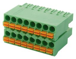 1738869 - Pluggable Terminal Block, 3.5 mm, 8 Ways, 24 AWG, 16 AWG, 1.5 mm², Screw