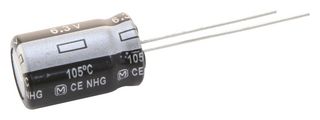 EEUFR1H220B - Electrolytic Capacitor, 22 uF, 50 V, +/- 20%, Radial Leaded, 5000 hours @ 105°C, Polar
