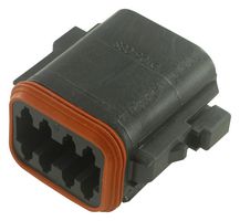 DT068SA-CE10 - Plug, DT Series, Sockets, 8 Way