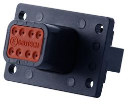 DT048P-CL06 - Recept, Flange Mount, DT Series, Pins, 8 Way