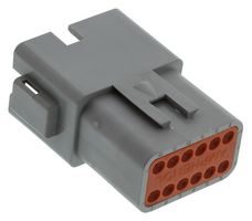 AT04-12PA - Receptacle, AT Series, Pins, 12 Way