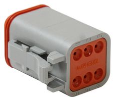 AT06-6S - Plug, AT Series, Sockets, 6 Way