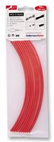 HIS-3 3/1 RED - 3:1 Heat Shrink Tubing Red 3 x 200mm 10 Pack