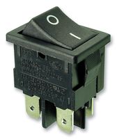 1858.1103-01 - Rocker Switch, Off On, DPST,  I/O Markings, 250V AC, 10A