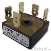 VUO36-16NO8 - Bridge Rectifier Diode, Three Phase, 1.6KV, 35A, Module, 1.7V, 5 Pins