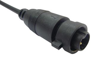 2CT3016-W03402 - Cable Assy, 3 Way Circular Plug to Free End, IP55, 10A, 1m