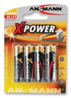 5015663 - X-Power Premium AA Alkaline Batteries, 4 Pack