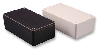 1591XXSBK - IP54 Black Flame Retardant ABS Enclosure - 110x82x41mm